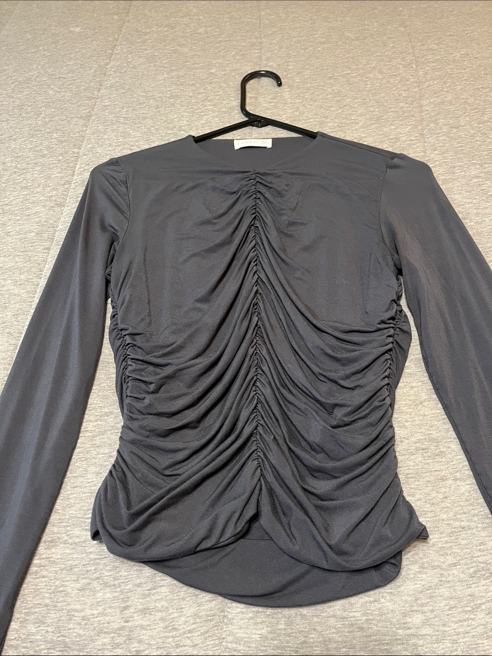 Kookai Ruched Long Sleeve Top - Picture 6 of 6